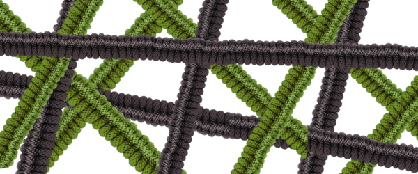 Image showing paracord intertwined to make stronger cord through change