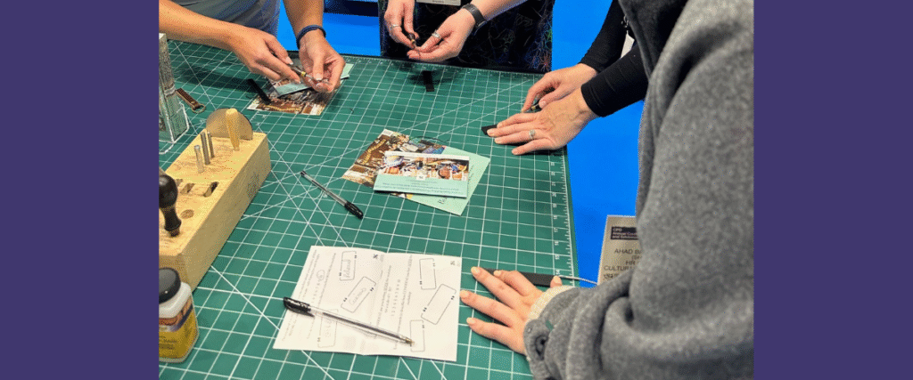Learning how to craft and change leather using a skiver tool 