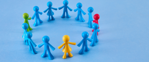 Think Social Identity theory image of collective group of people